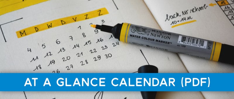 At a glance calendar (pdf)